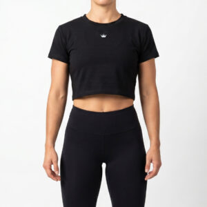 CropTop Negro Fit